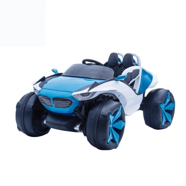 4x4 Big Wheels Electric Jeep in Blue and Red | Ride on Jeep